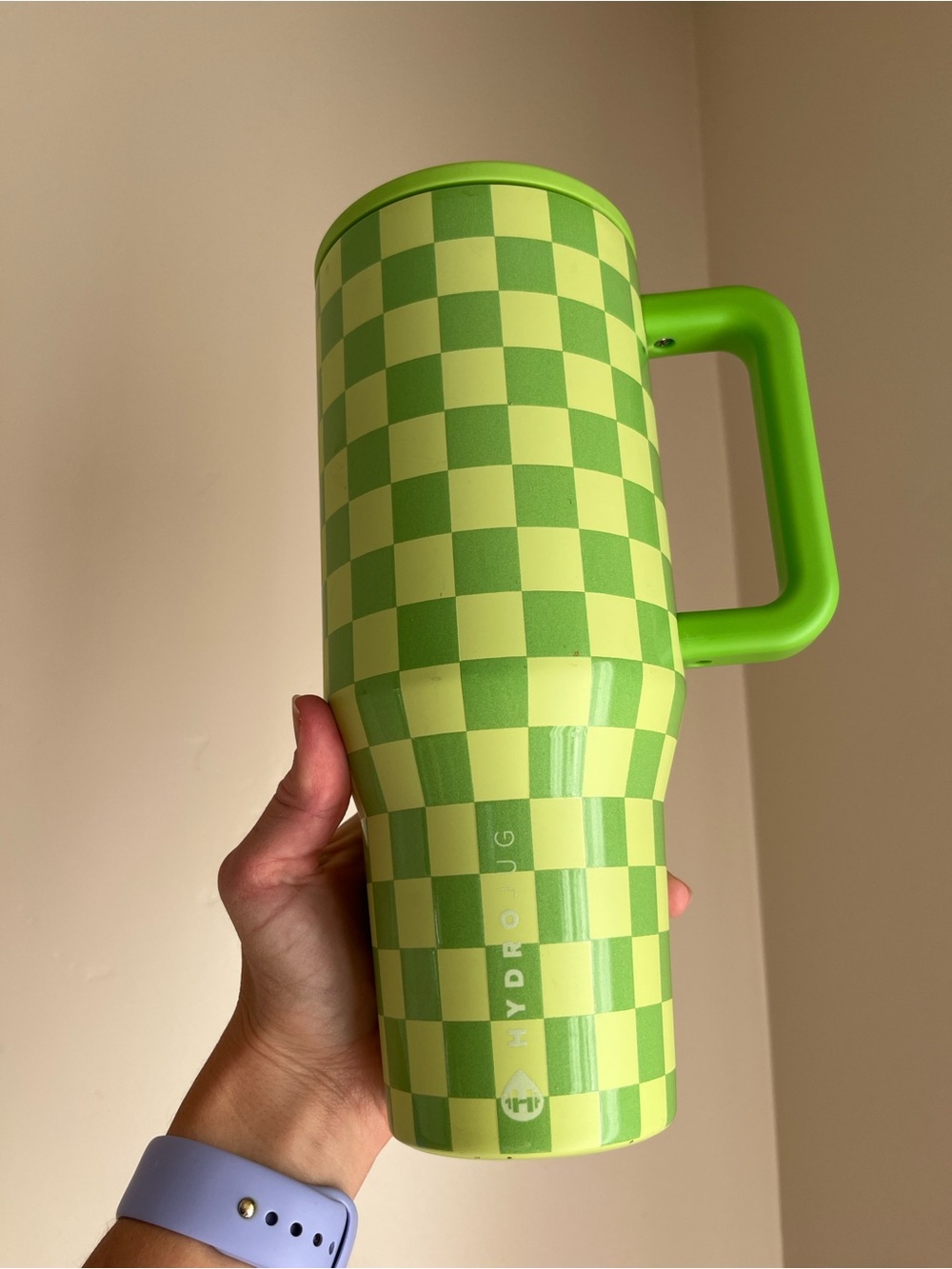 Honeydew Checkered 40 oz hydro jug